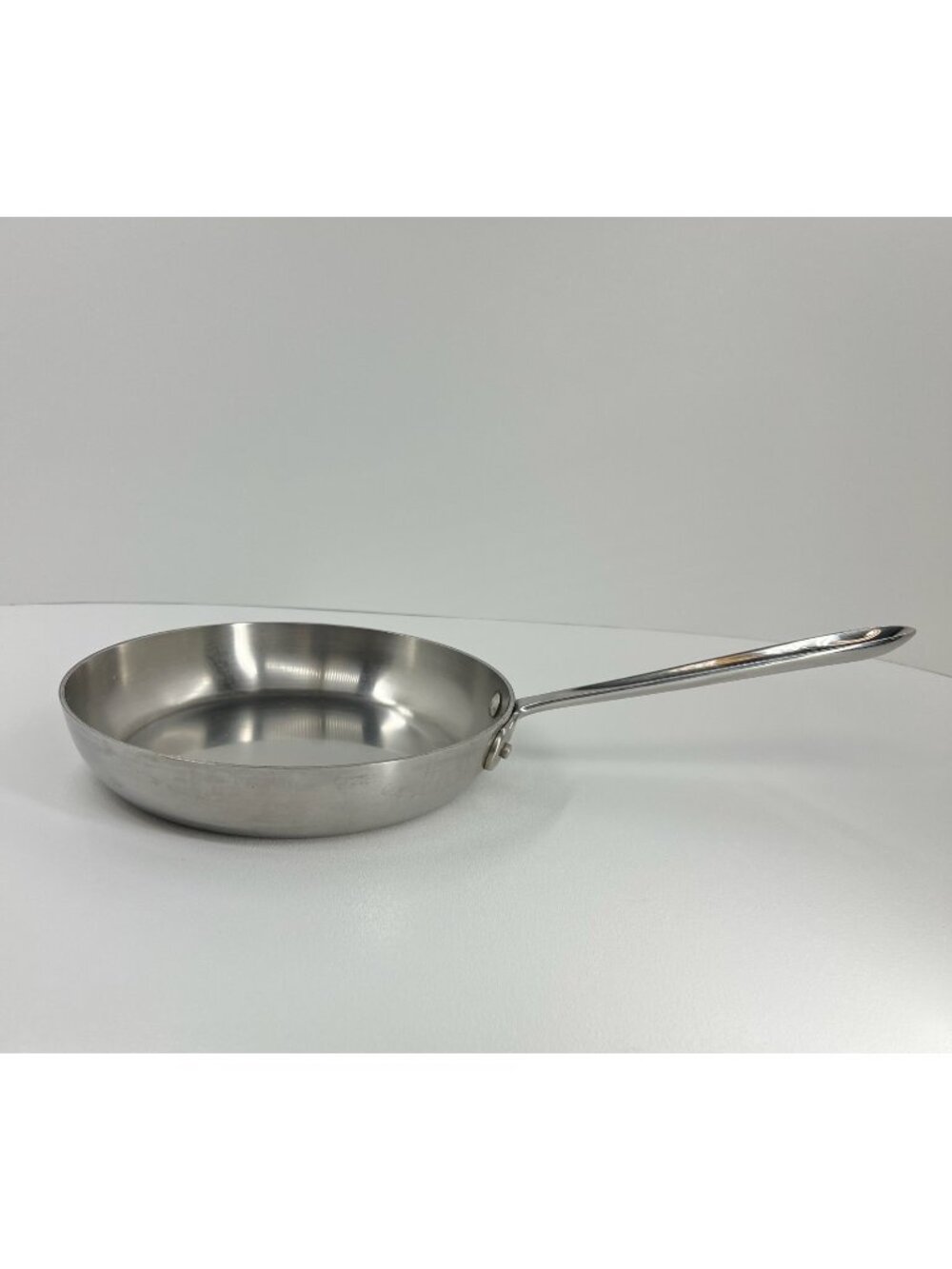 Emeril Pro-Clad Tri-Ply Stainless Steel Skillet Frying Pan 8.5 Long Handle Round